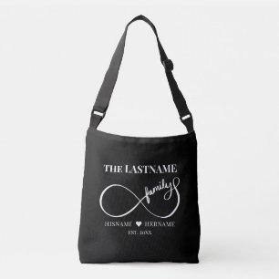 Sac Ajustable Infinity Personalized Family Name and Est. Date