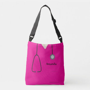 Sac Ajustable Infirmière Médicale Scrubs Hot Pink AOPMCB