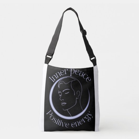 Sac Ajustable Inner Peace Positive Energy – Minimalist Neon Line (Devant)