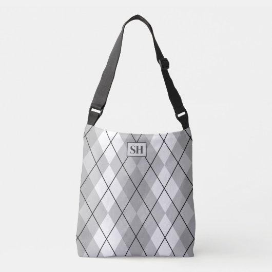 Sac Ajustable Inspiré de l'ancien (Motif Argyle) - (Devant)