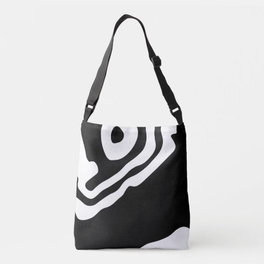 Sac Ajustable Into Deep : Abstrait noir & blanc (Dos)