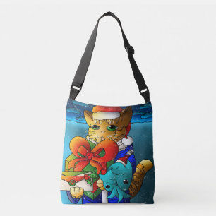 Sac Ajustable Invité du chat de Noël