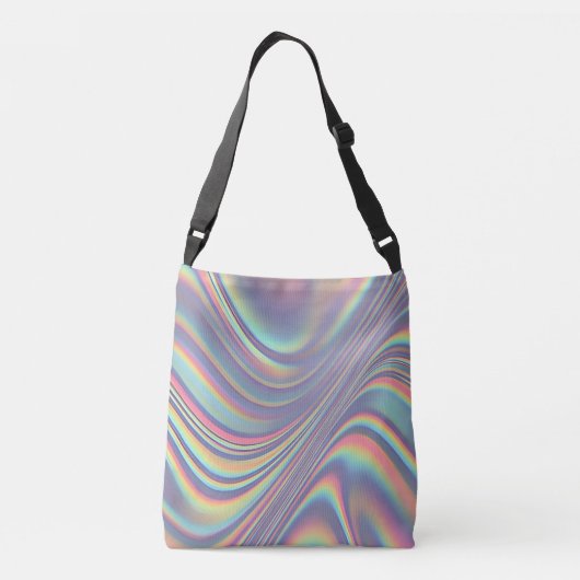 Sac Ajustable Iridescent Holographic Swirl Texture (Dos)