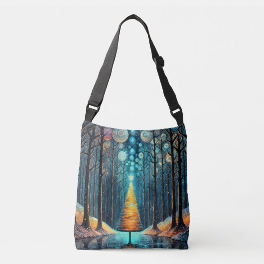 Sac Ajustable Iridescente Holiday Dream 🎄 brillant sapin de Noë (Devant)