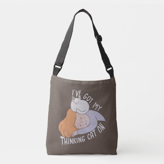 Sac Ajustable J'ai mon chat qui pense allumé (Devant)