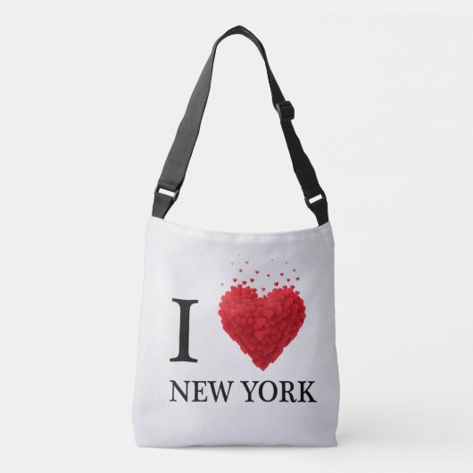 Sac Ajustable J'aime des coeurs de New York (Devant)