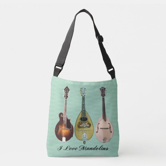 SAC AJUSTABLE J'AIME DES MANDOLINES (Devant)