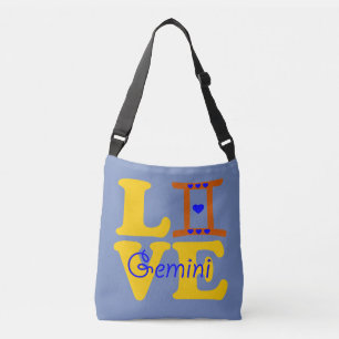 Sac Ajustable ♊ J'Aime Gemini-Best-Zodiac Sign All-Over-Print