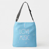 Sac Ajustable j'aime la musique (Dos)