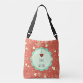 Sac Ajustable J'aime le motif orange de Jane Austen (Devant)
