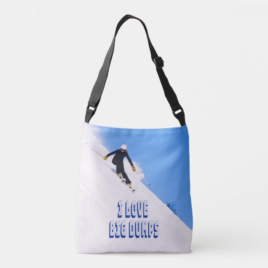 Sac Ajustable J'Aime Les Grosses Bandes Neige Ski À La Descente (Dos)