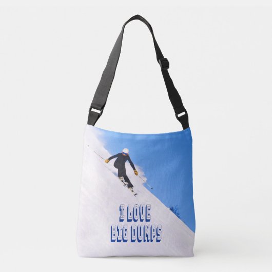 Sac Ajustable J'Aime Les Grosses Bandes Neige Ski À La Descente (Devant)