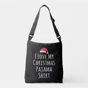 Sac Ajustable J'aime ma chemise en pyjama de Noël
