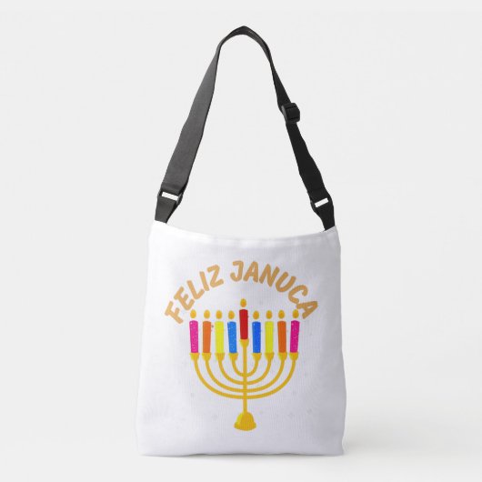 Sac Ajustable Januca, Feliz Januca, Menorah, Masada, Janucia (Devant)
