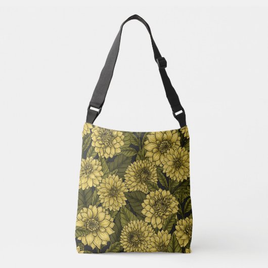 Sac Ajustable Jardin de Dahlia jaune (Devant)