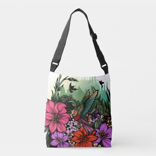 Sac Ajustable Jardin des colibris (Devant)