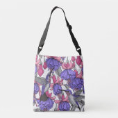 Sac Ajustable Jardin des colibris en rose et rose (Dos)