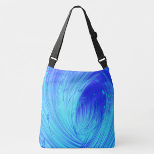 Sac Ajustable Jardin enchanté Abstrait bleu