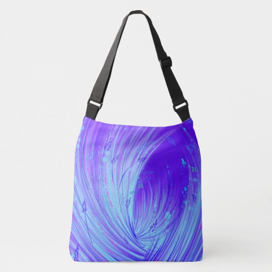 Sac Ajustable Jardin enchanté Abstrait violet (Devant)