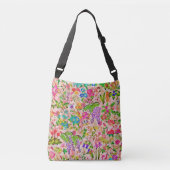 Sac Ajustable Jardin fleuri coloré (Devant)