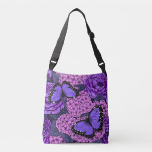 Sac Ajustable Jardin morpho bleu 2