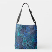 Sac Ajustable Jardin succulent en bleu (Dos)