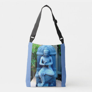 Sac Ajustable jardin tranquille Bouddha de pierre bleue