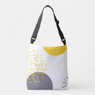 Sac Ajustable Jaune, cool, moderne, art géométrique tendance