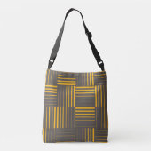 Sac Ajustable Jaune, cool, unique, tendance, lignes modernes (Dos)