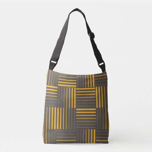 Sac Ajustable Jaune, cool, unique, tendance, lignes modernes (Devant)