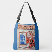 Sac Ajustable Je n’ai pas élevé mon garçon pour être un soldat (Devant)