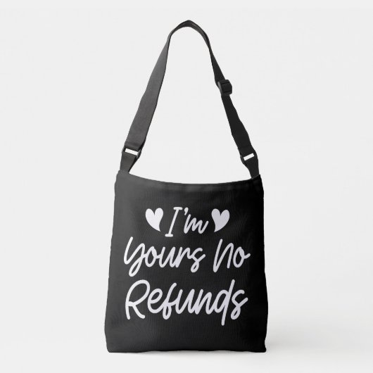 Sac Ajustable Je suis à vous Aucun remboursement Valentines Day  (Devant)