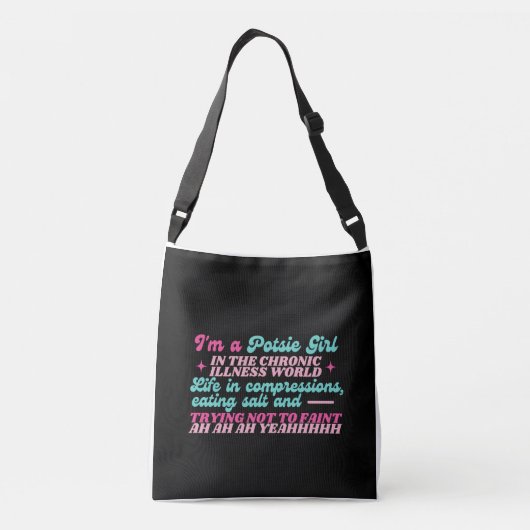 Sac Ajustable Je suis une fille Potsie (Dos)