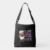 Sac Ajustable Je t'aime un latte (Devant)