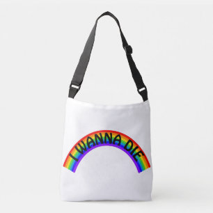 Sac Ajustable Je veux mourir - Arc-en-ciel