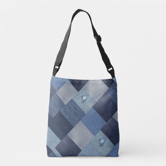Sac Ajustable Jeans Patchwork Distesse Denim (Dos)
