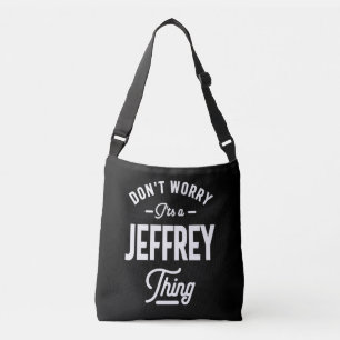 Sac Ajustable Jeffrey Nom personnalisé Anniversaire Cadeau