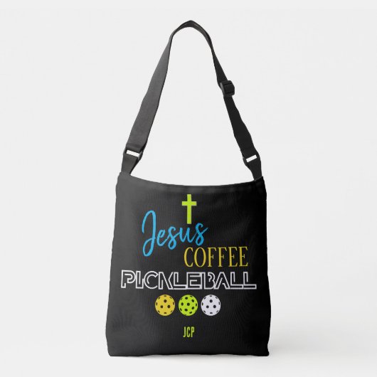 Sac Ajustable JESUS Pickleball de café élégant (Devant)