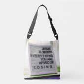 Sac Ajustable Jésus vaut tout Signe chrétien (Devant)