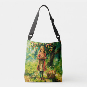 Sac Ajustable Jeune fille dans un Apple Orchard