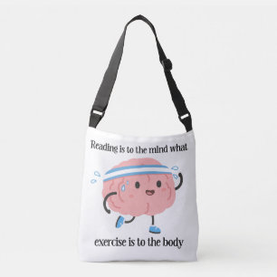 Sac Ajustable Joli Cerveau Rose Exercice de Lecture Amoureux du