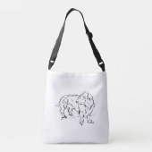 Sac Ajustable Joli chien saucisson Dachshund – (Dos)
