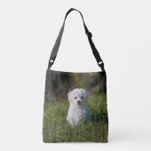 Sac Ajustable Joli chiot blanc (Dos)