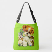 Sac Ajustable joli chiot et chatons souriants imprimer (Devant)