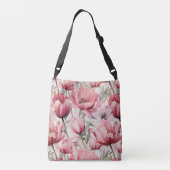 Sac Ajustable Joli Motif d'aquarelle florale rose Tulip (Dos)