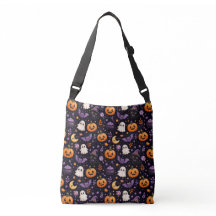 Joli motif d'art de citrouille de fantôme de chat
