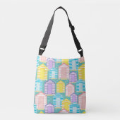 Sac Ajustable Joli Pastel Plage Rayé Hut Motif (Devant)