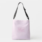 Sac Ajustable Joli rose et blanc doux (Dos)