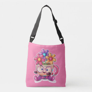 Sac Ajustable Jolie petite tasse à thé heureuse