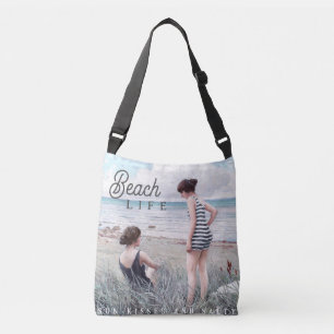 Sac Ajustable Jolie plage de sable brun et salé